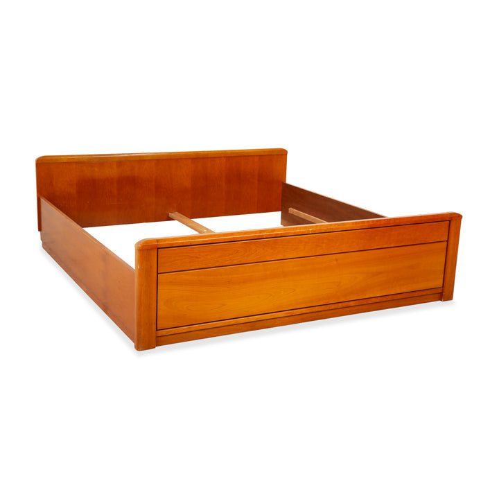 Hülsta wooden bed, brown, 200x200