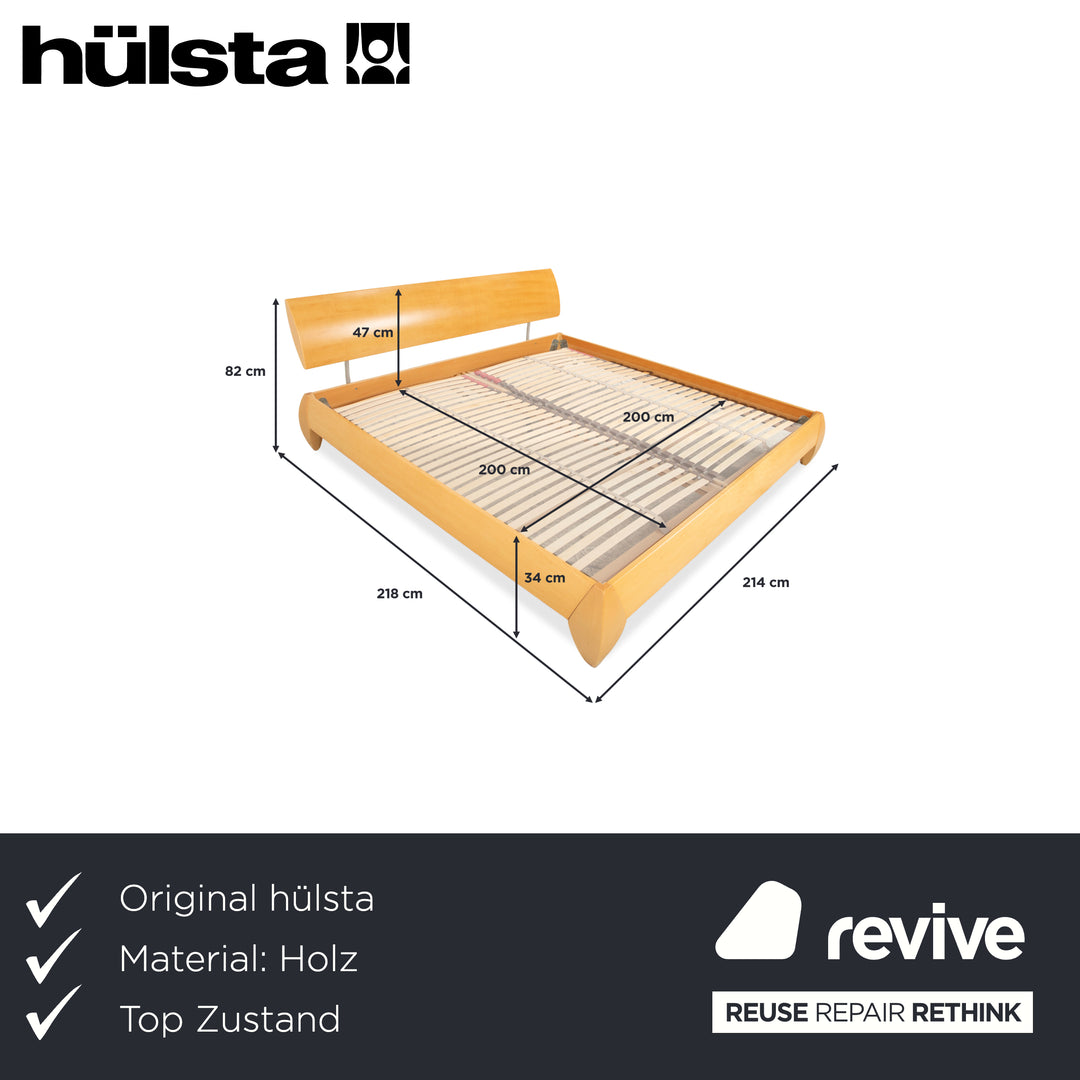 Hülsta wooden bed brown