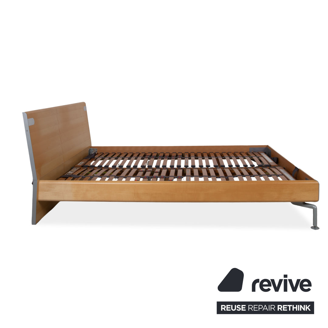 Hülsta Holz Bett Braun manuelle Funktion Schlafzimmer
