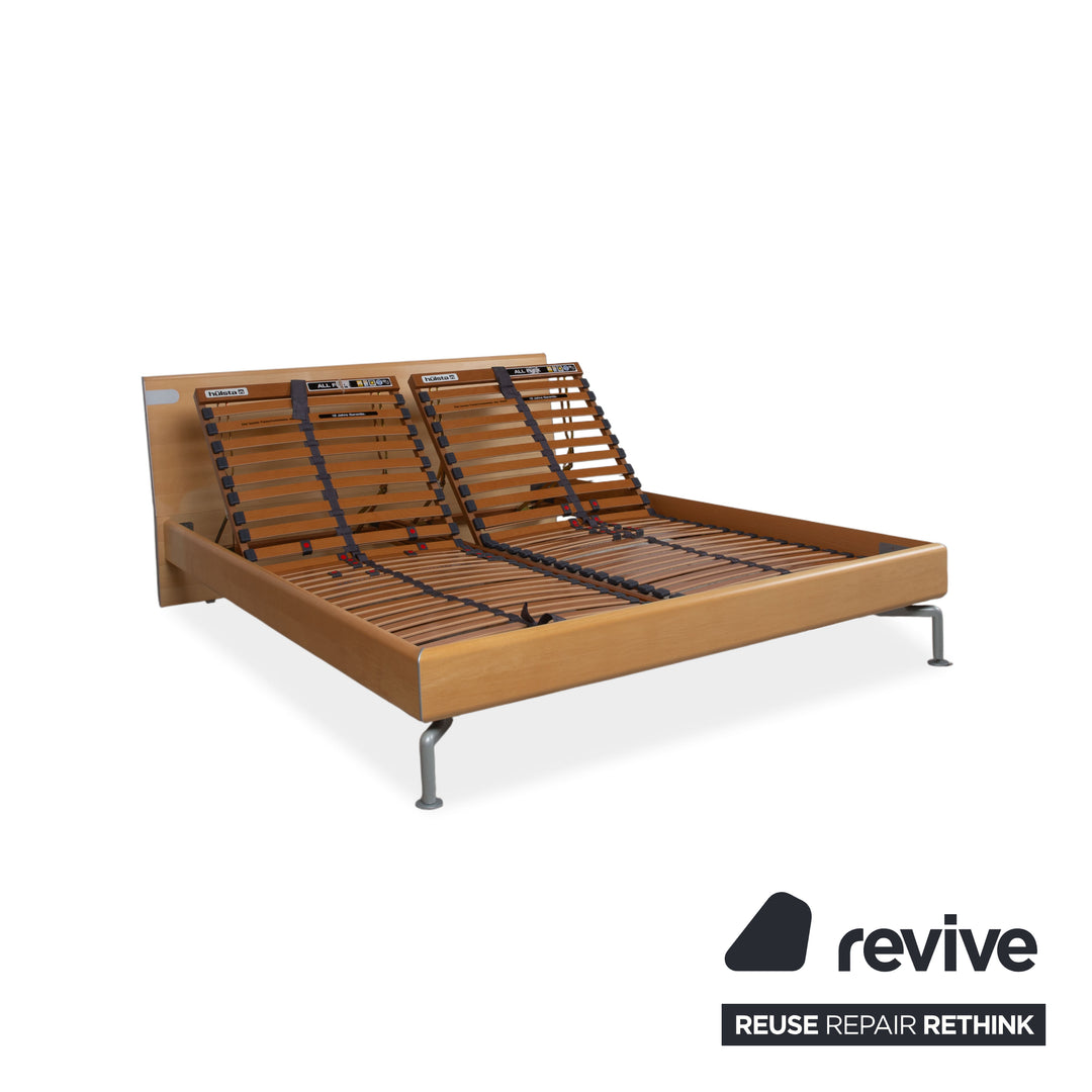 Hülsta Holz Bett Braun manuelle Funktion Schlafzimmer