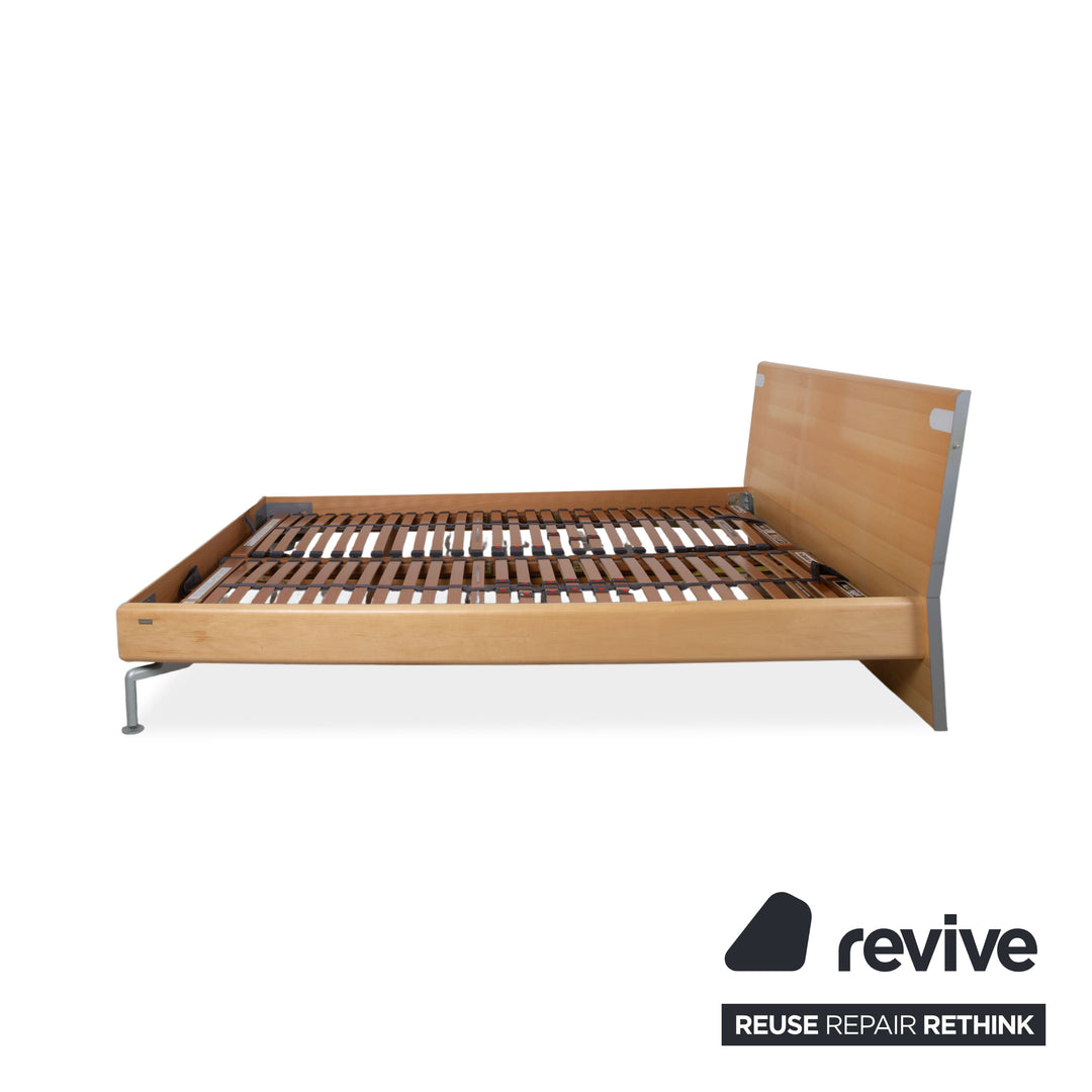 Hülsta Holz Bett Braun manuelle Funktion Schlafzimmer