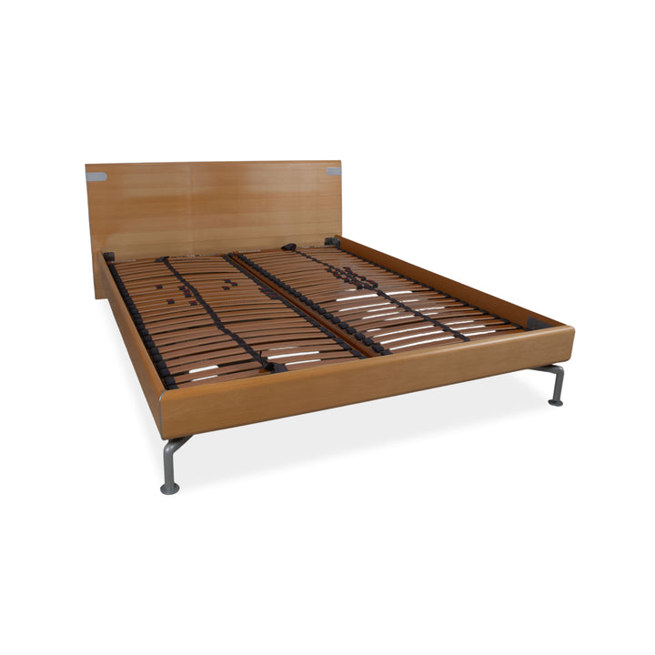 Hülsta Holz Bett Braun manuelle Funktion Schlafzimmer
