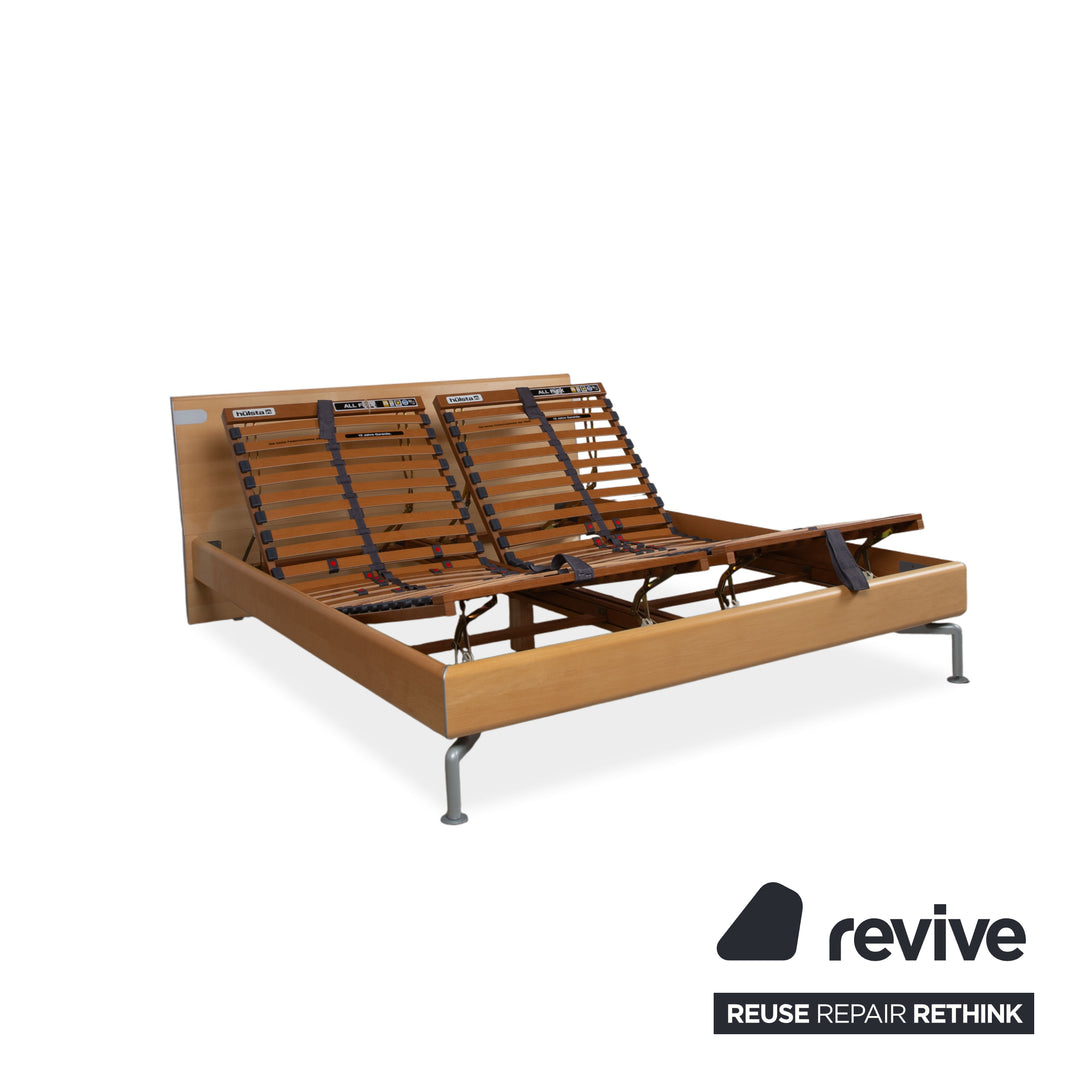 Hülsta Holz Bett Braun manuelle Funktion Schlafzimmer