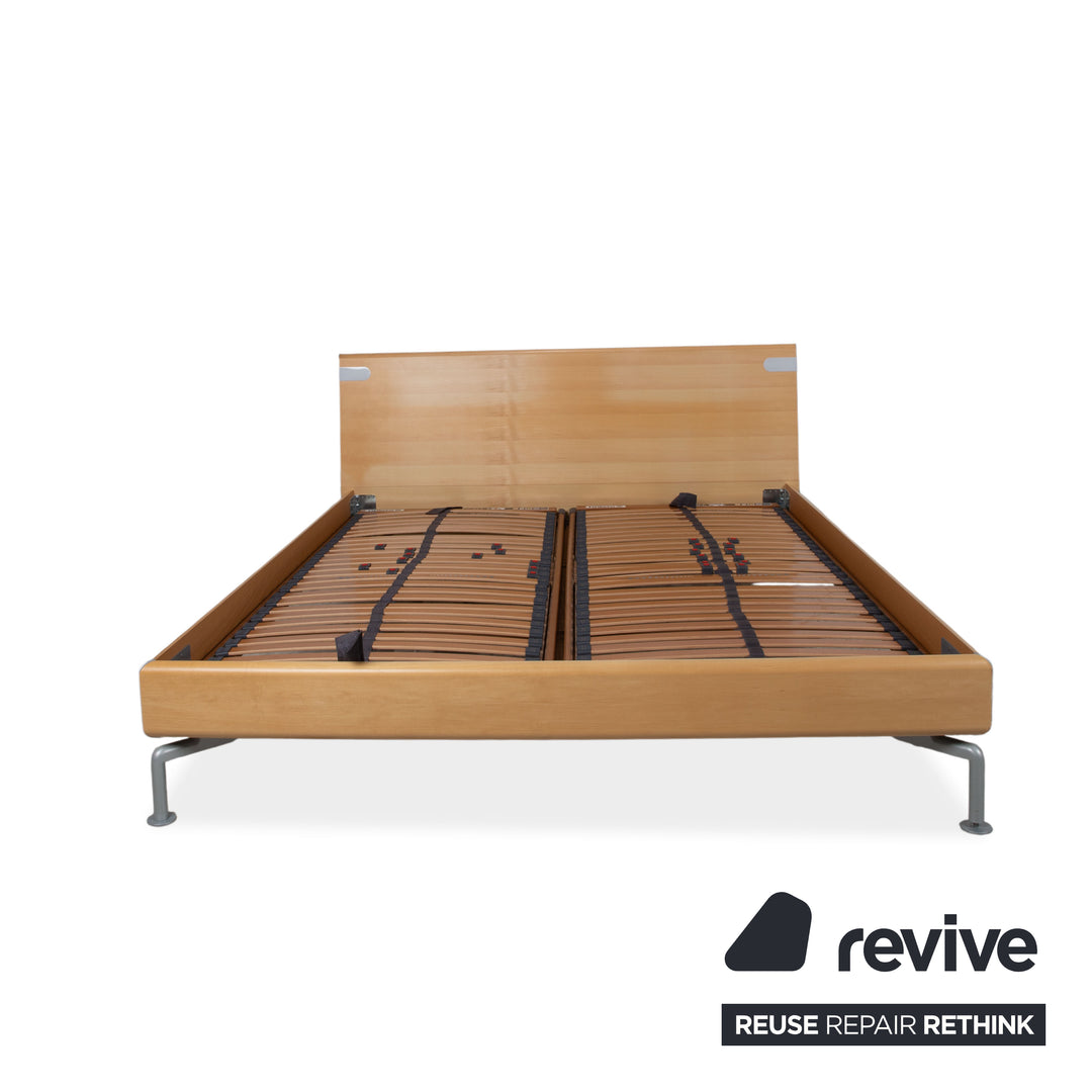 Hülsta Holz Bett Braun manuelle Funktion Schlafzimmer