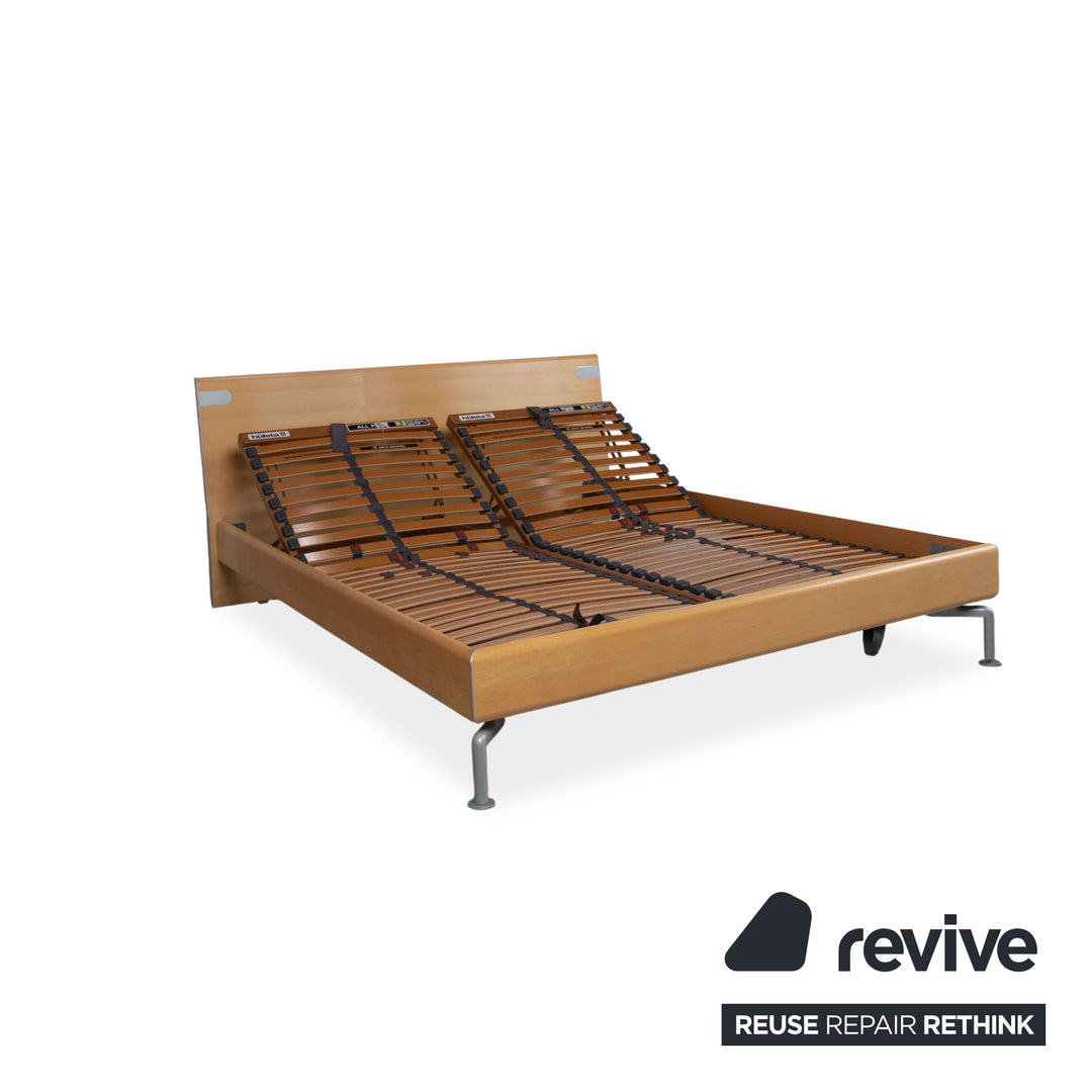 Hülsta Holz Bett Braun manuelle Funktion Schlafzimmer