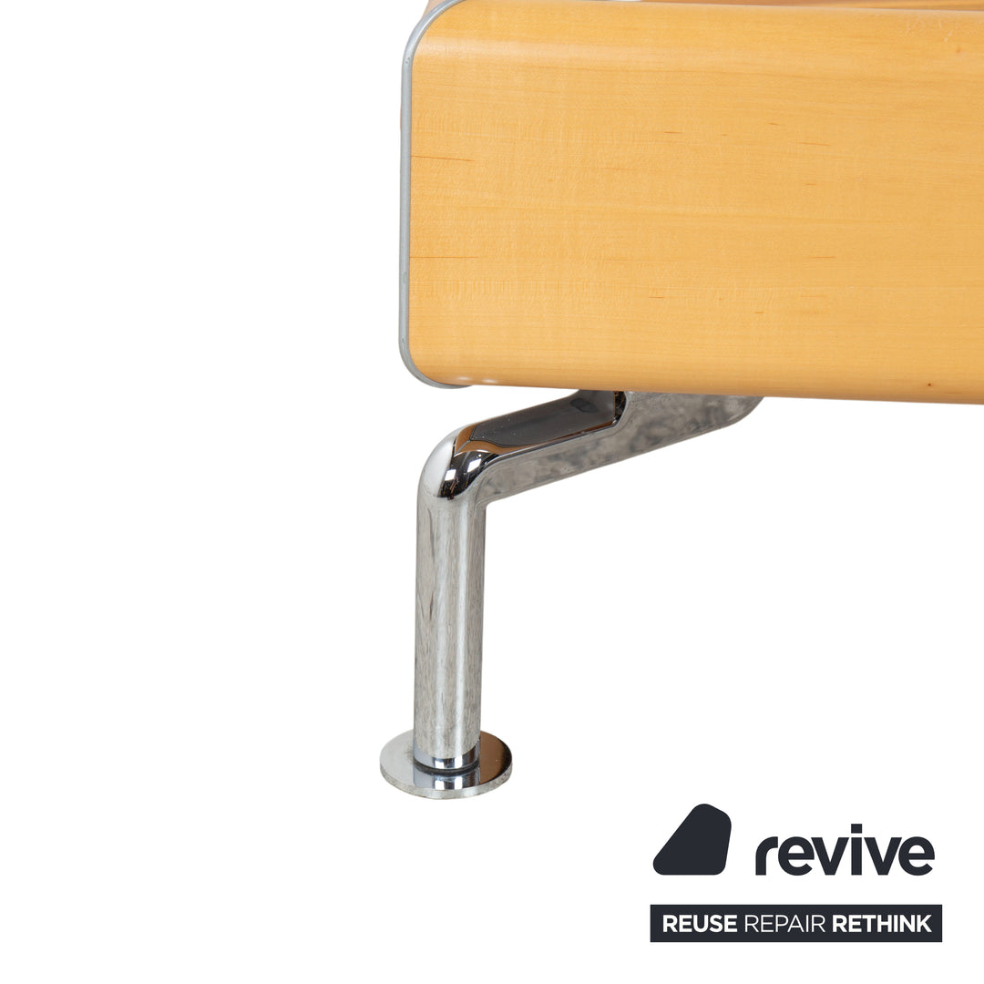 Hülsta Holz Bett Braun Schlafzimmer Beleuchtung elektrische Funktion