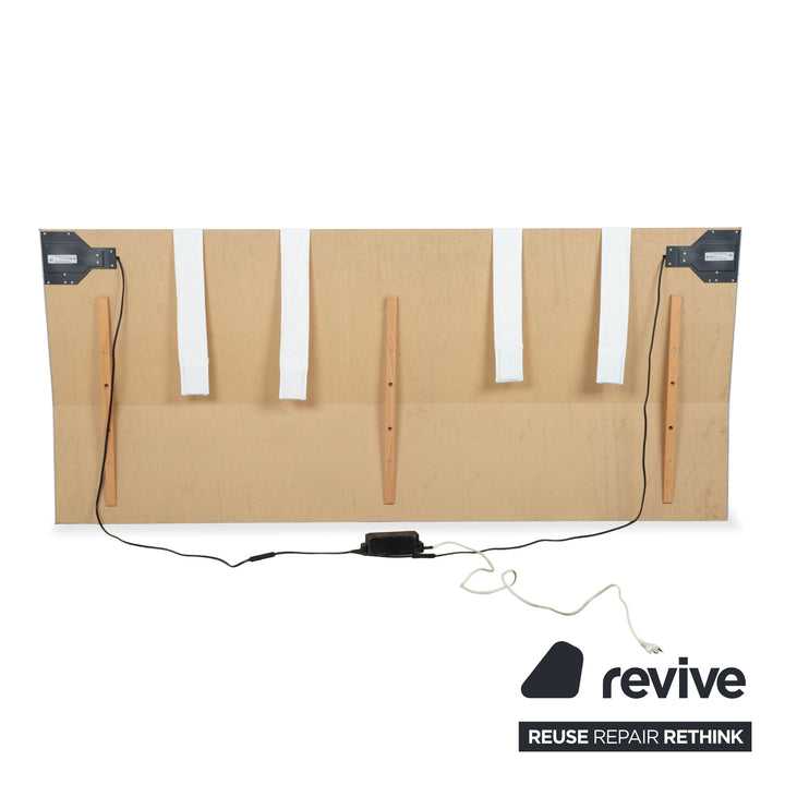 Hülsta Holz Bett Braun Schlafzimmer Beleuchtung elektrische Funktion