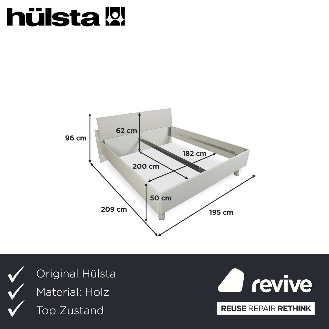 Hülsta Wood Bed White