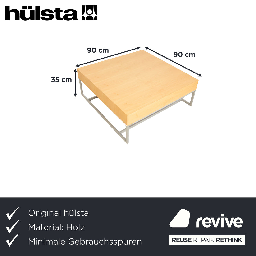 Hülsta Holz Couchtisch Braun