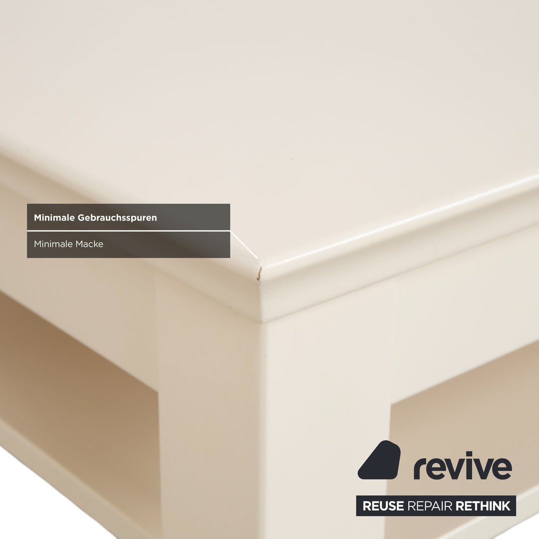 Hülsta Holz Couchtisch Creme Beige