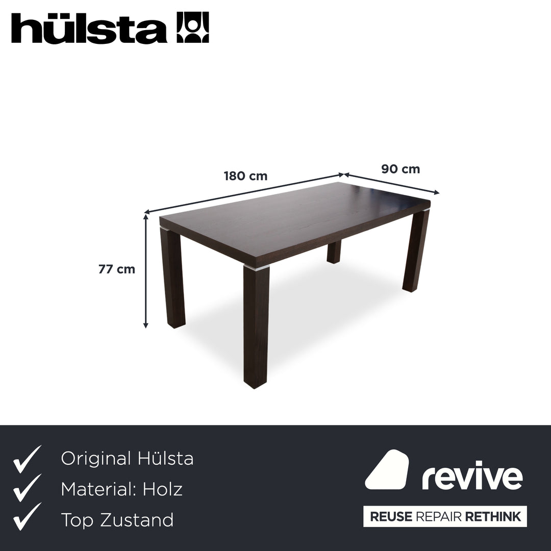 Hülsta Holz Esstisch Dunkelbraun