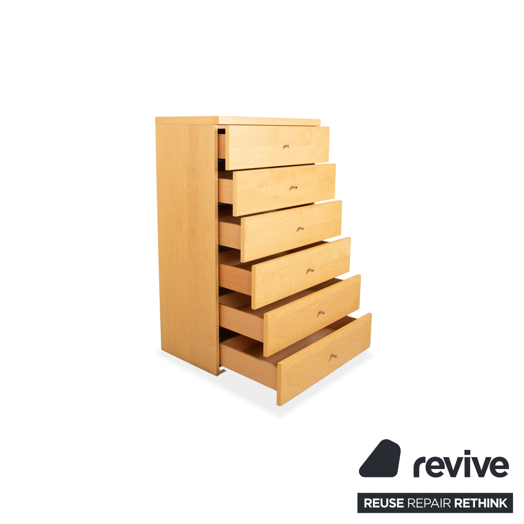 Hülsta wooden chest of drawers, brown