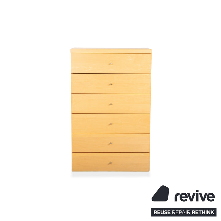 Hülsta wooden chest of drawers, brown