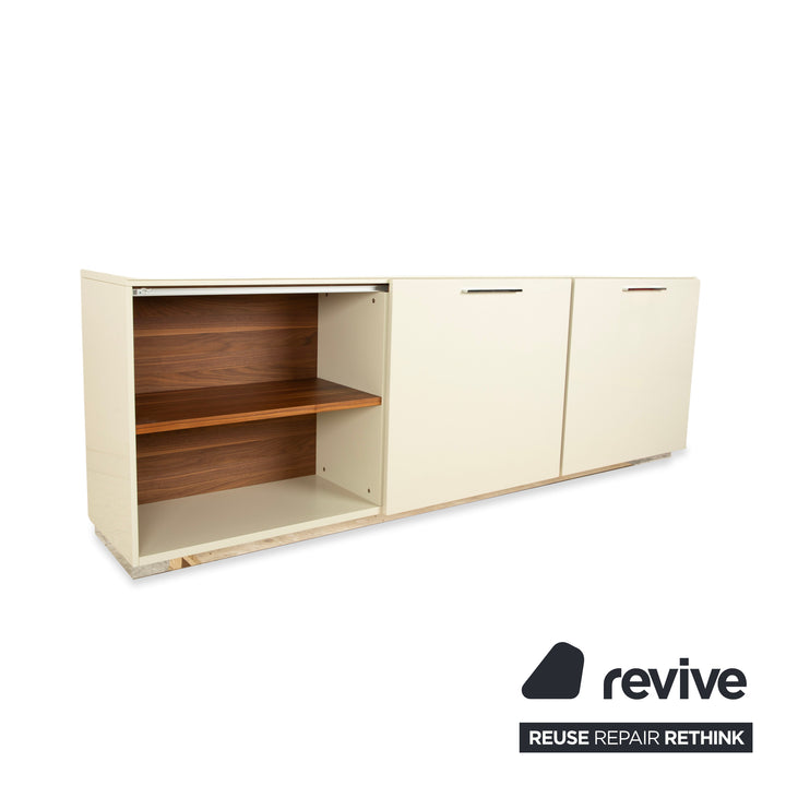 Hülsta Holz Sideboard Creme Braun