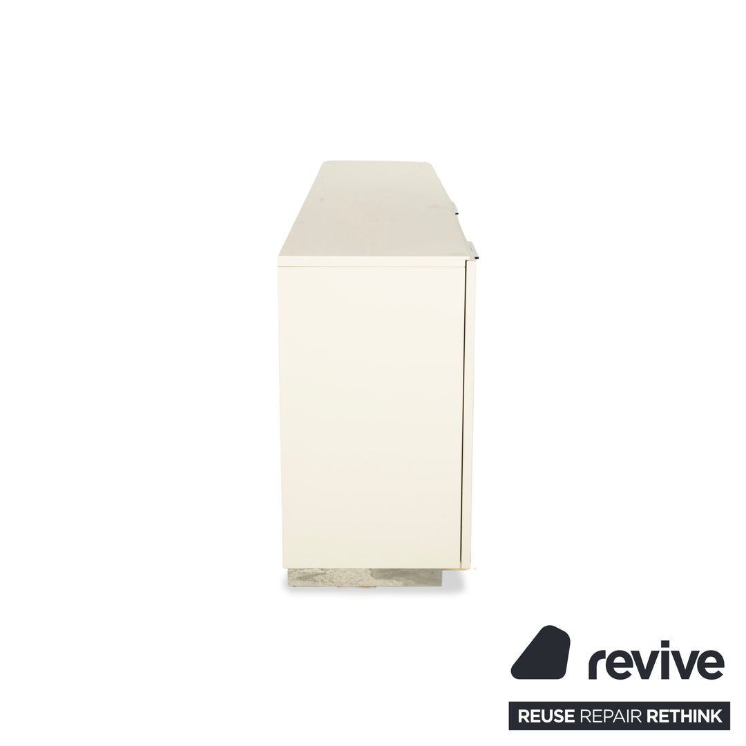 Hülsta Holz Sideboard Creme Braun