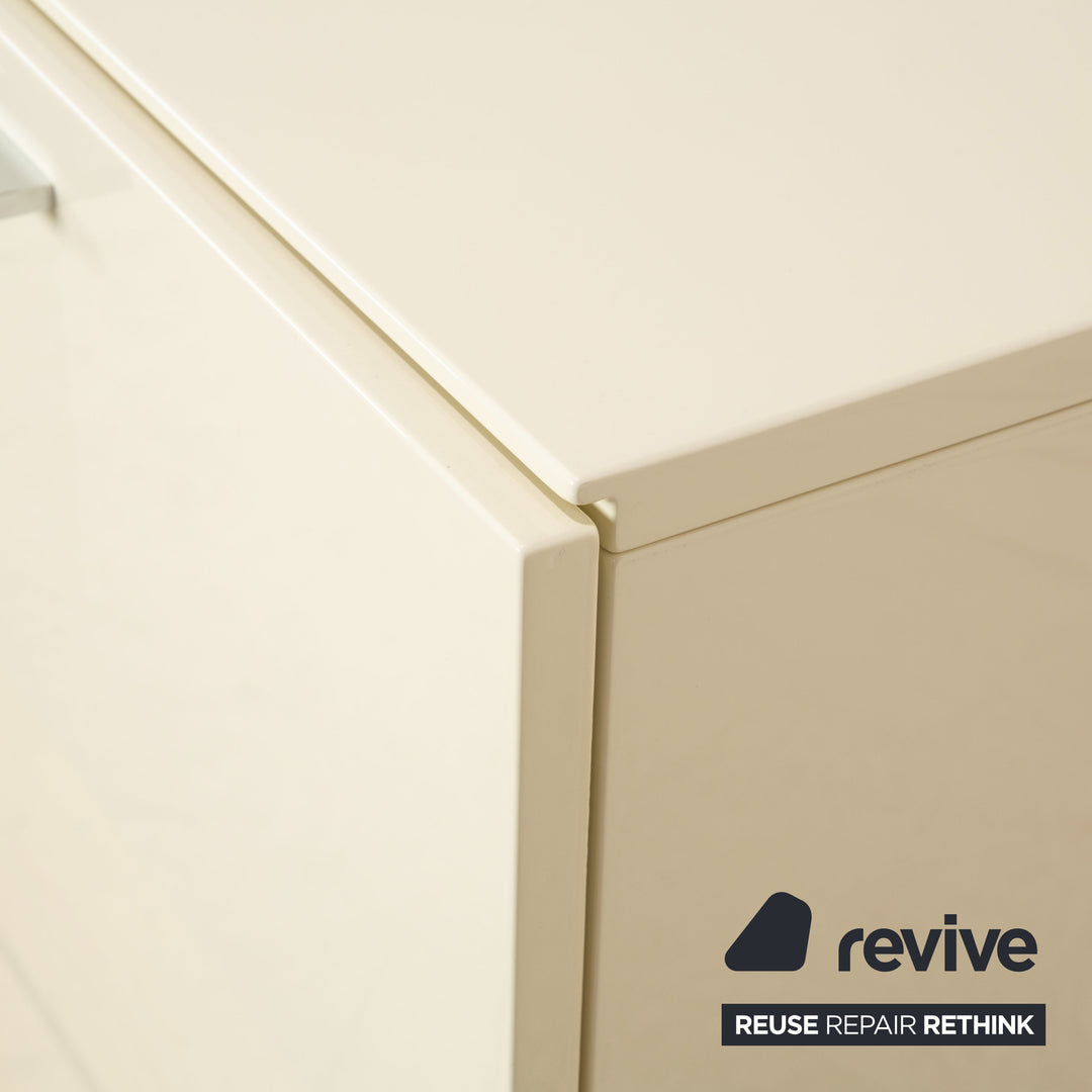 Hülsta Holz Sideboard Creme Braun