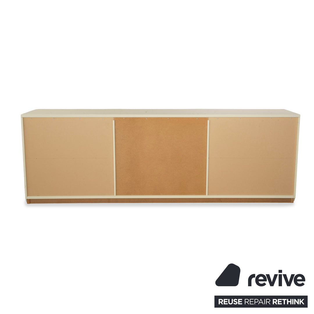Hülsta Holz Sideboard Creme Braun