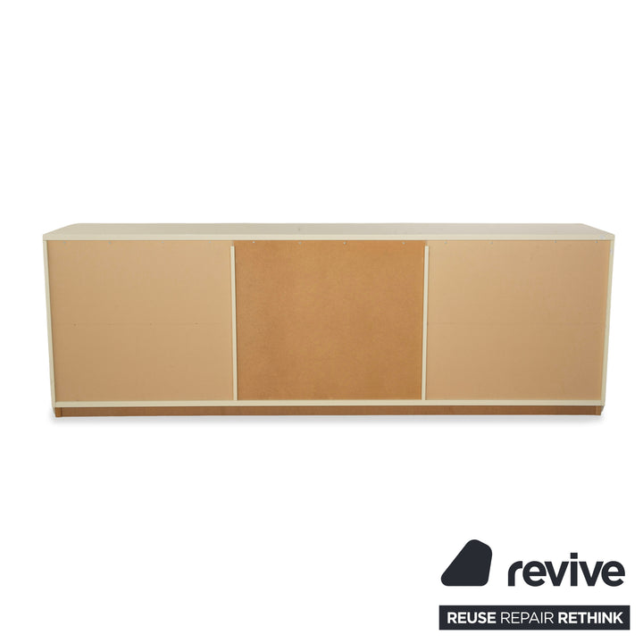 Hülsta Holz Sideboard Creme Braun