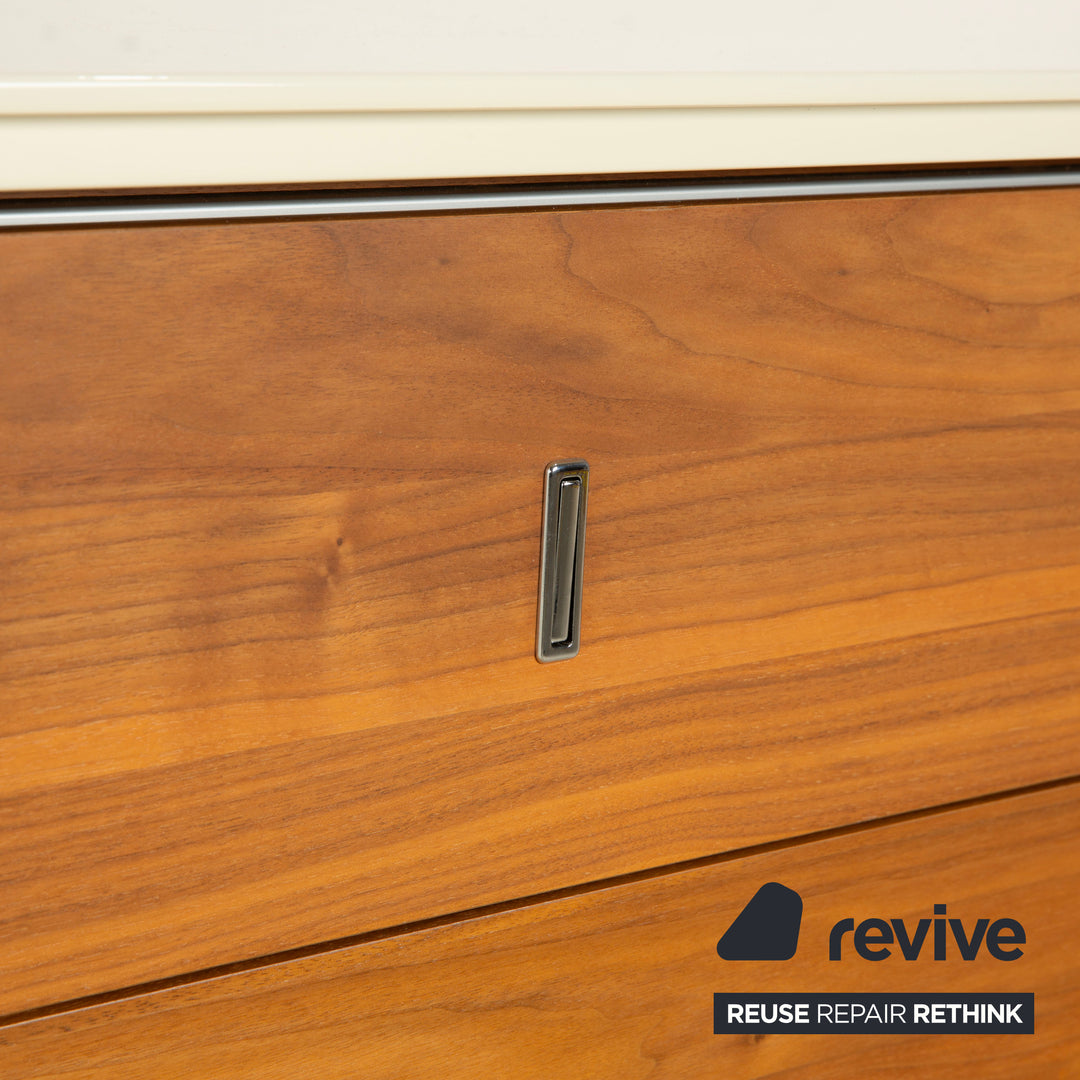 Hülsta Holz Sideboard Creme Braun