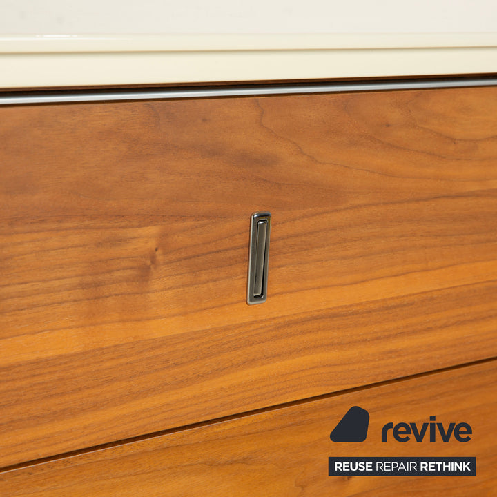 Hülsta Holz Sideboard Creme Braun