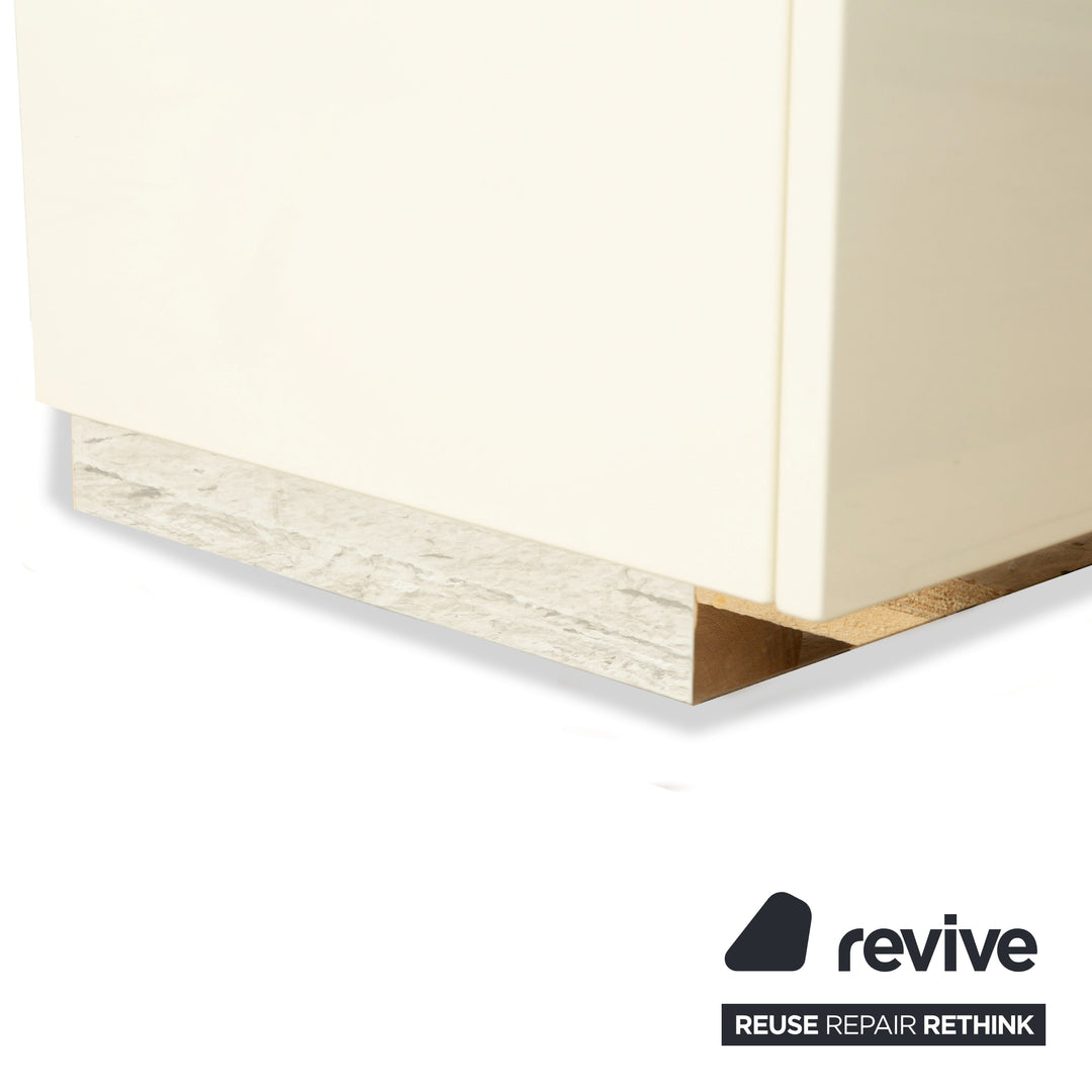 Hülsta Holz Sideboard Creme Braun