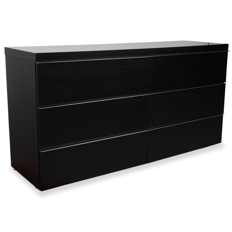 Hülsta Holz Sideboard Schwarz manuelle Funktion