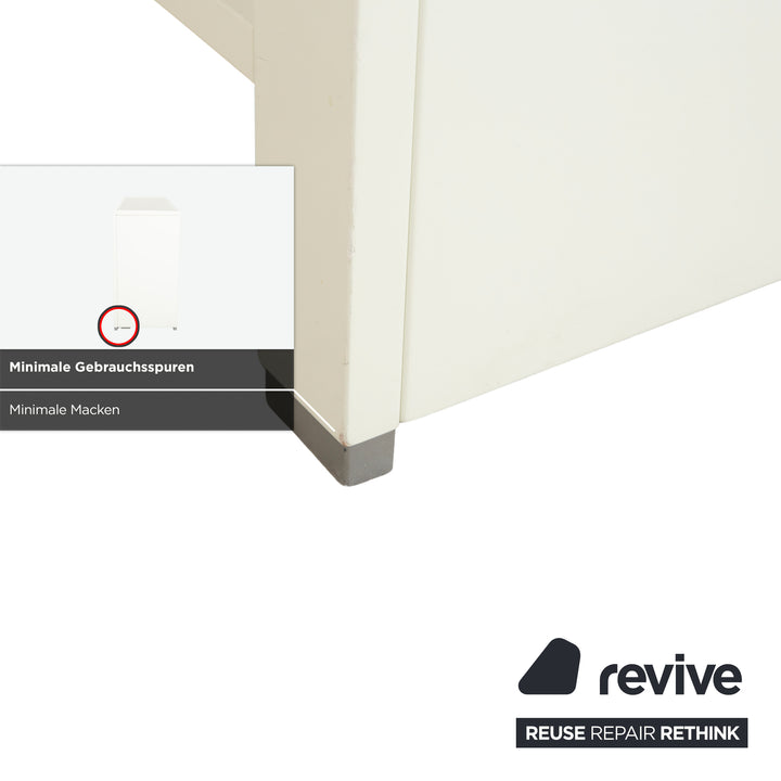 Hülsta Holz Sideboard Weiß Braun