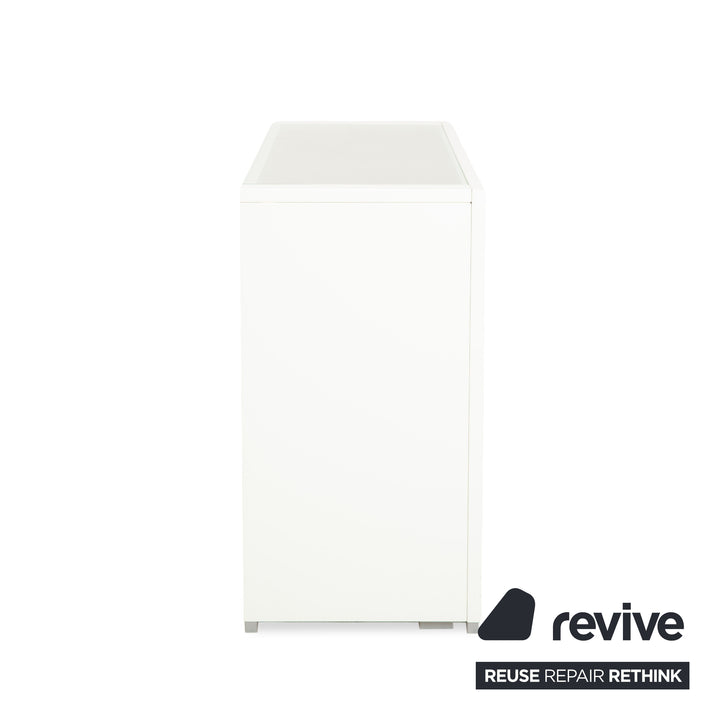 Hülsta Holz Sideboard Weiß Braun