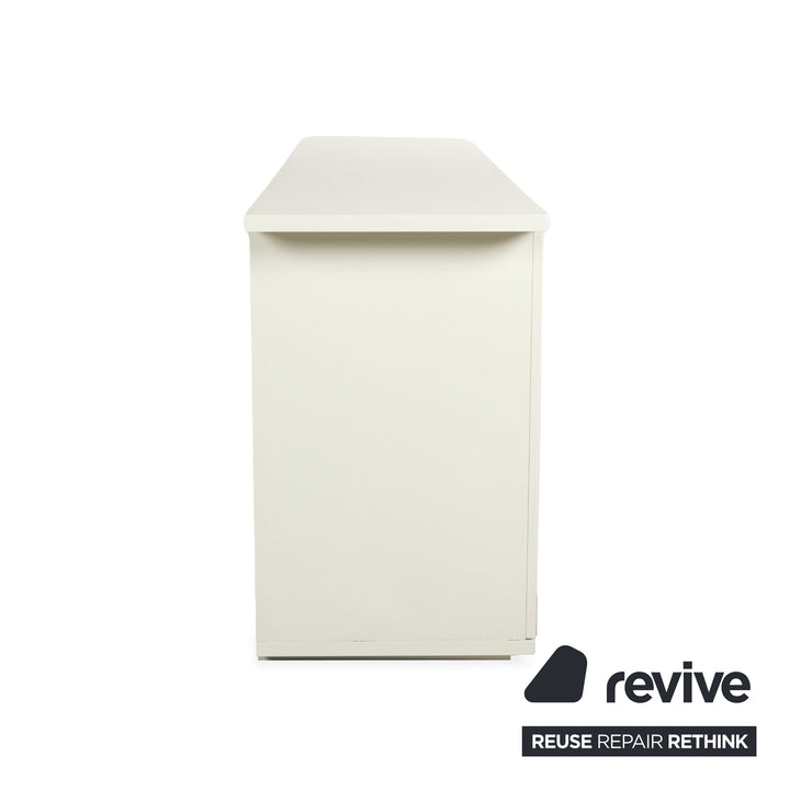 Hülsta Holz Sideboard Weiß Creme