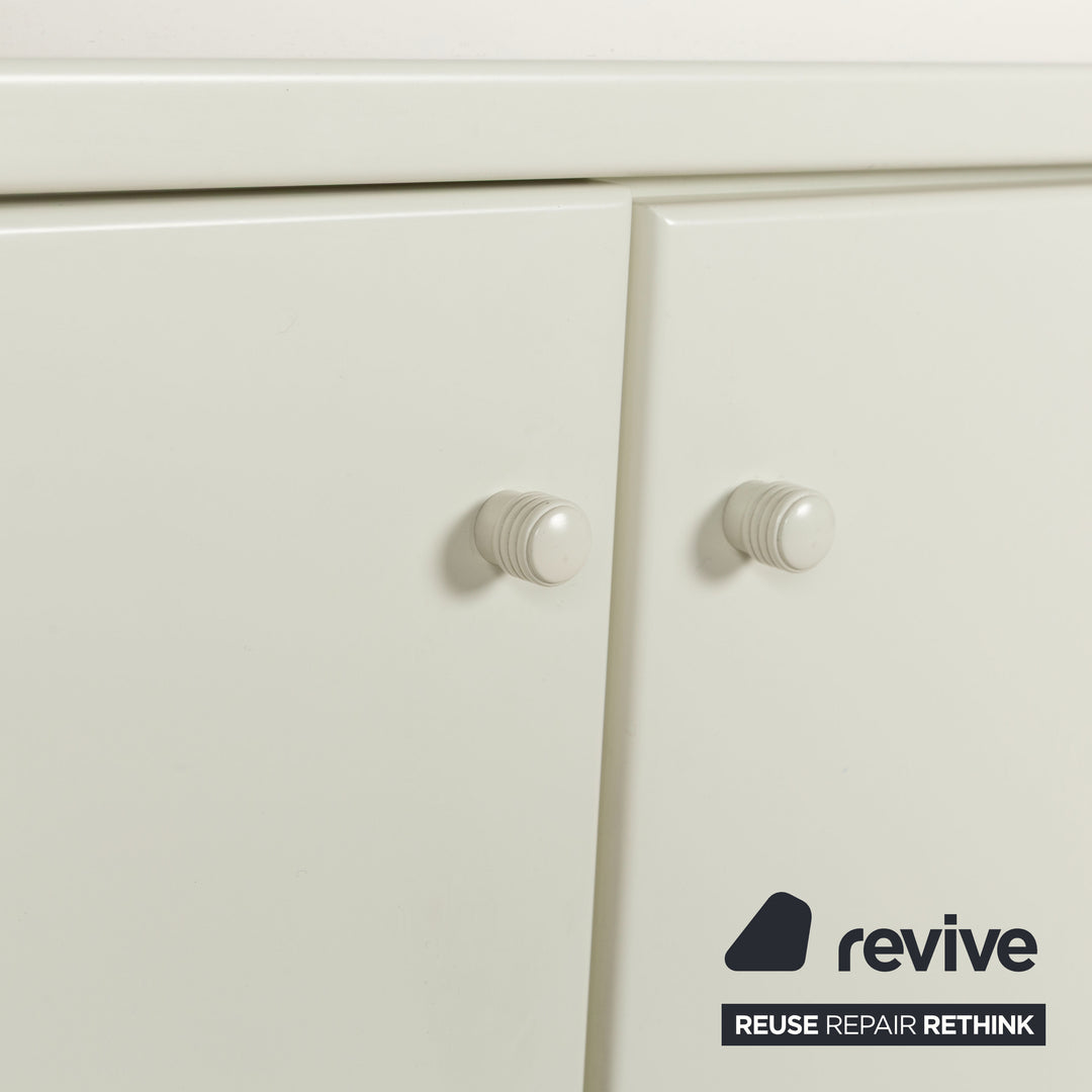 Hülsta Holz Sideboard Weiß Creme