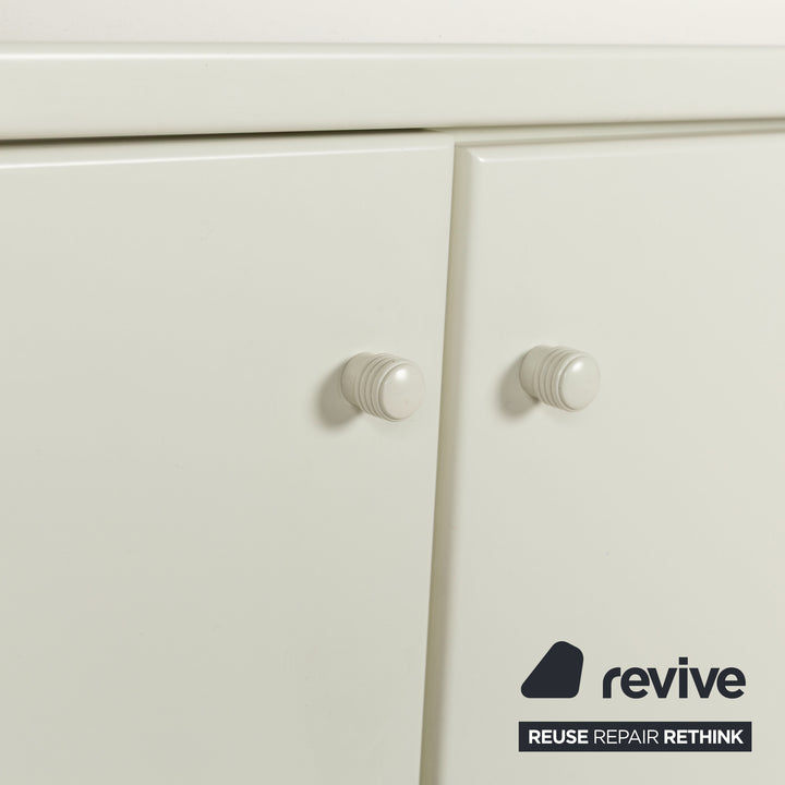 Hülsta Holz Sideboard Weiß Creme