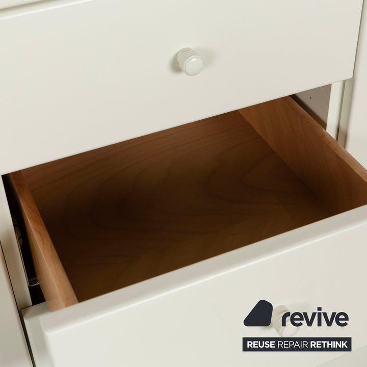 Hülsta Holz Sideboard Weiß Creme