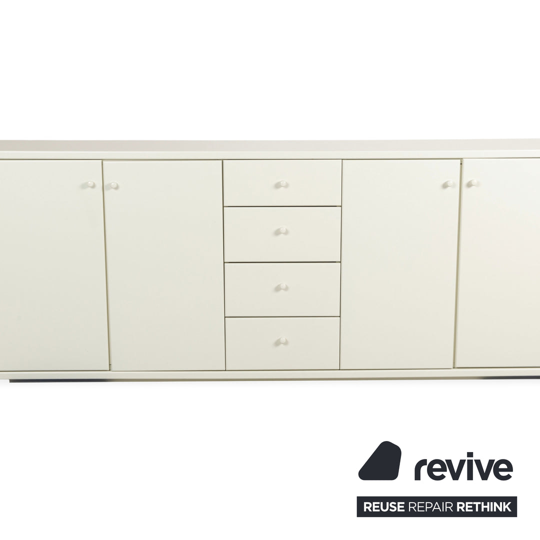 Hülsta Holz Sideboard Weiß Creme