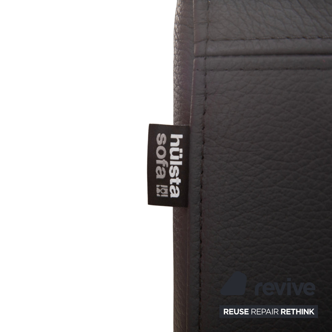 Hülsta HS.420 Leder Ecksofa Schwarz Dunkelblau Sofa Couch