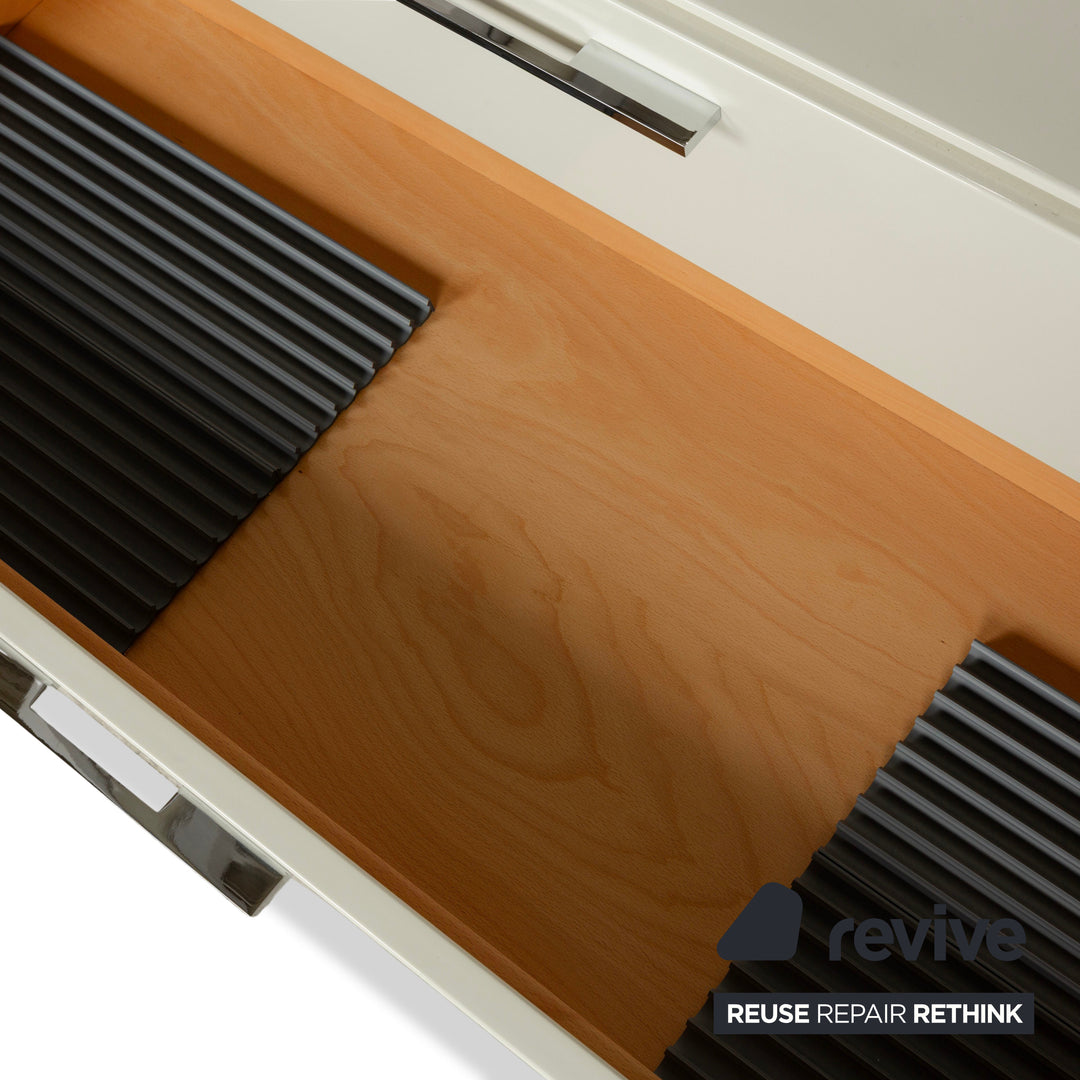 Hülsta Lilac Holz Sideboard Creme Braun Lowboard