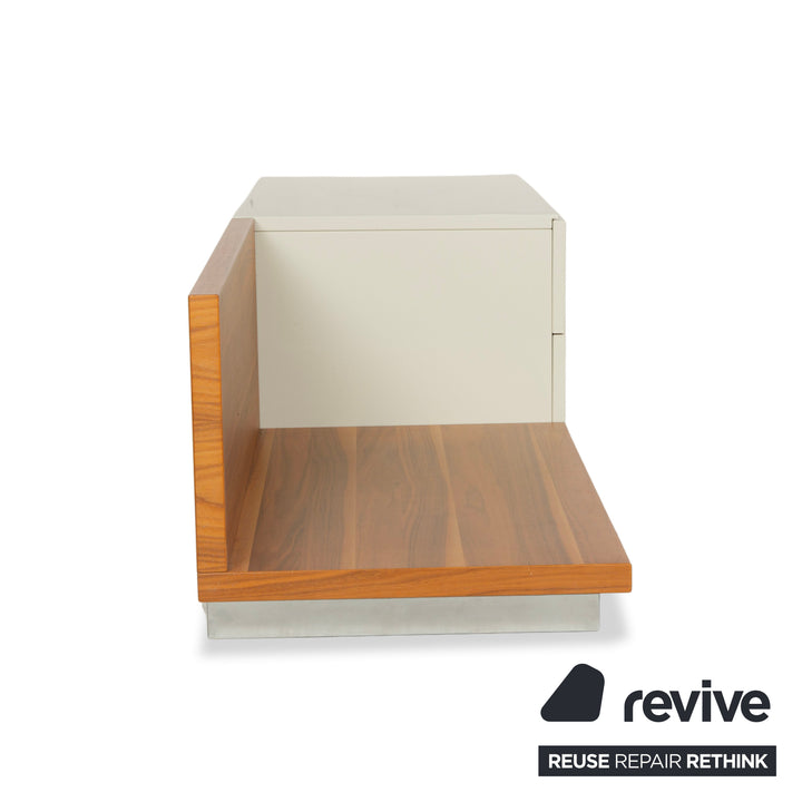 Hülsta Lilac Wooden Sideboard Cream Brown Lowboard