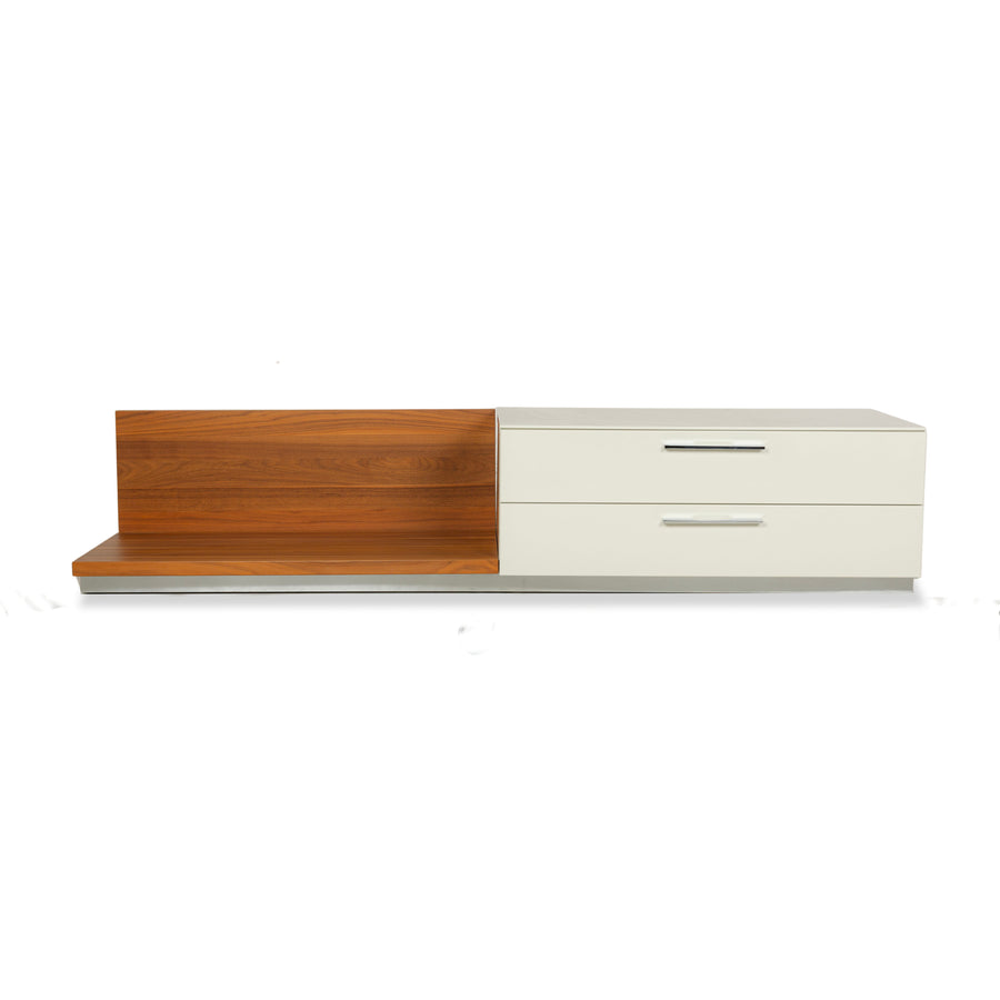 Hülsta Lilac Holz Sideboard Creme Braun Lowboard
