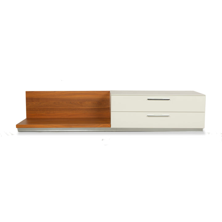 Hülsta Lilac Holz Sideboard Creme Braun Lowboard