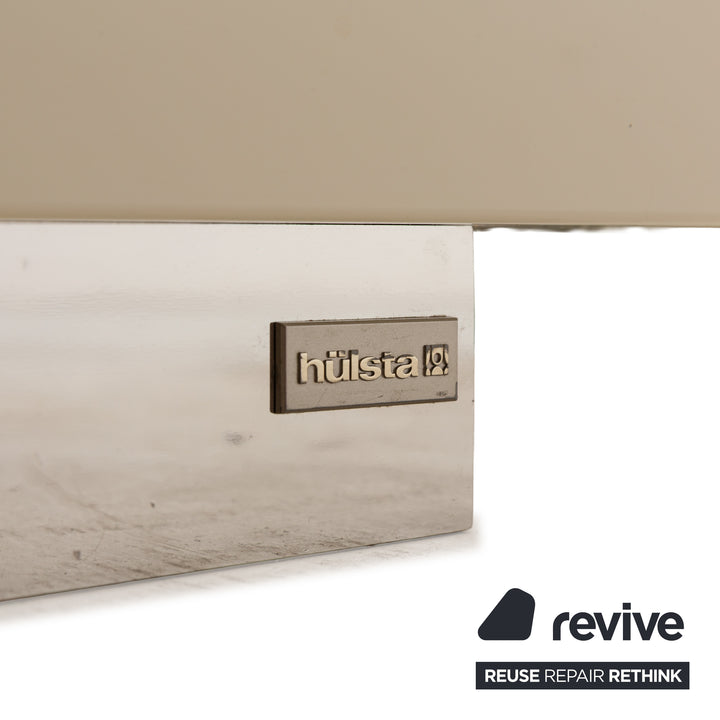 Hülsta Lilac Holz Sideboard Weiß Creme Hochglanz Funktion