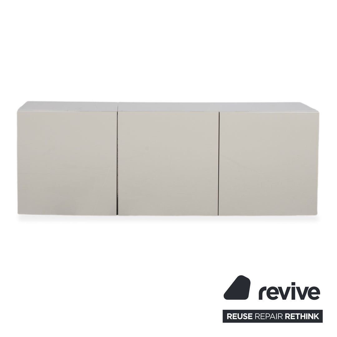 Hülsta Lilac Sideboard Beige Taupe Hochglanz