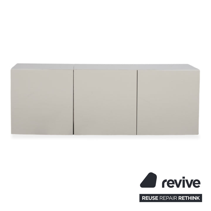 Hülsta Lilac Sideboard Beige Taupe Hochglanz