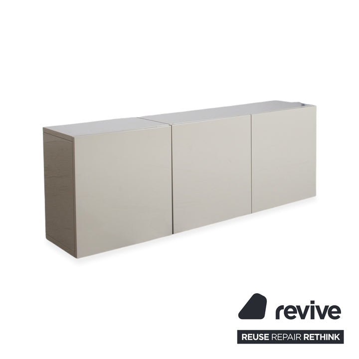 Hülsta Lilac Sideboard Beige Taupe Hochglanz