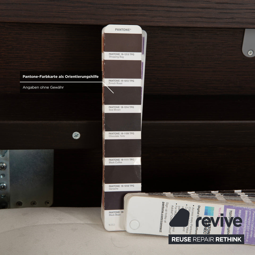 Hülsta Luceta Holz Bett Schwarz Nachttische Schubladen