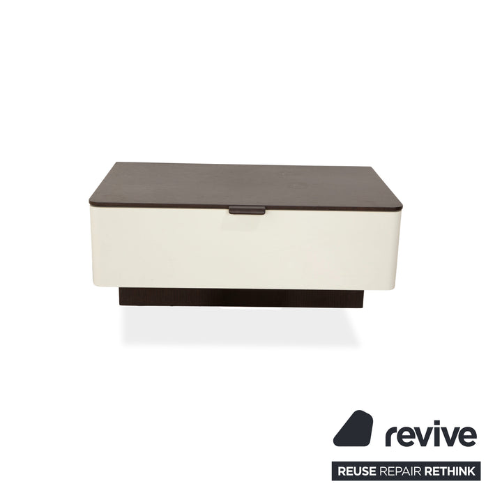 Hülsta Luceta Holz Bett Schwarz Nachttische Schubladen