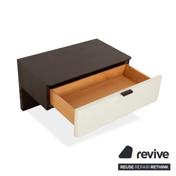 Hülsta Luceta Holz Bett Schwarz Nachttische Schubladen