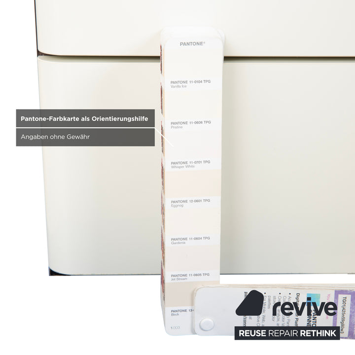 Hülsta Luceta Holz Sideboard Weiß Dunkelbraun Creme