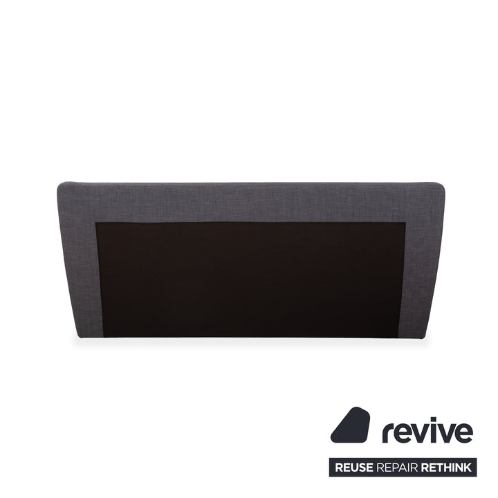 Hülsta fabric bed grey brown 180x200