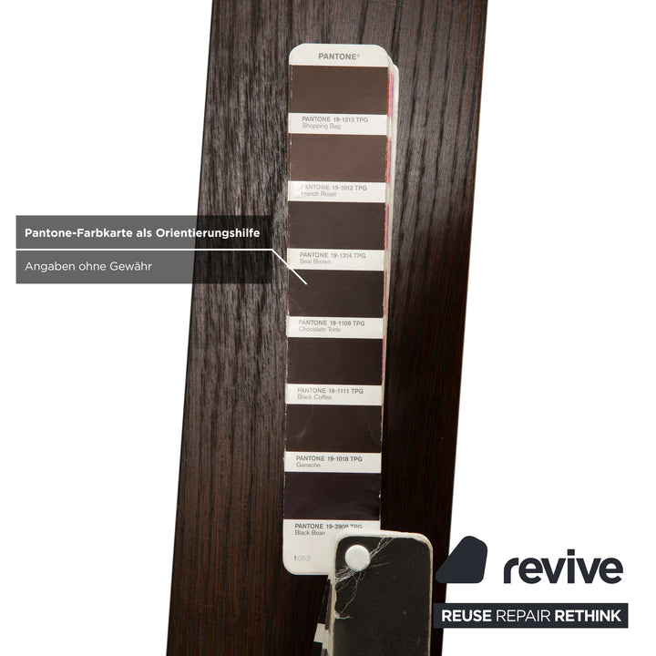 Hülsta Tamis Holz Leder Bett Dunkelbraun 160x200 Nachttische