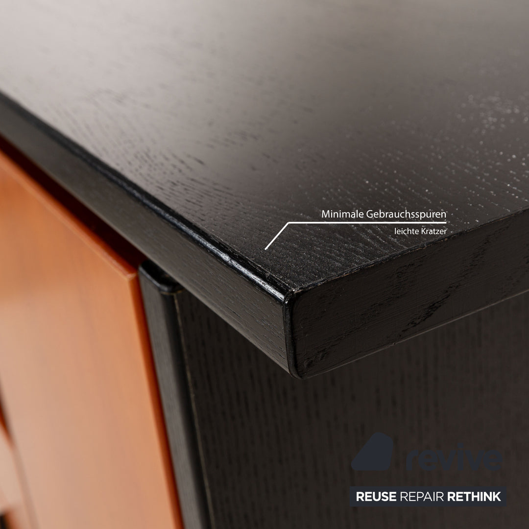 Hülsta Venti Wooden Sideboard Brown Black