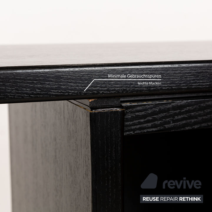 Hülsta Venti Holz Sideboard Braun Schwarz